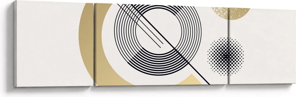 Obraz - Kształty geometryczne N⁰2 (170x50 cm)