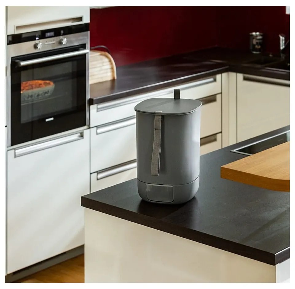 Szary kompostownik 10,6 l Bokashi – Plastia