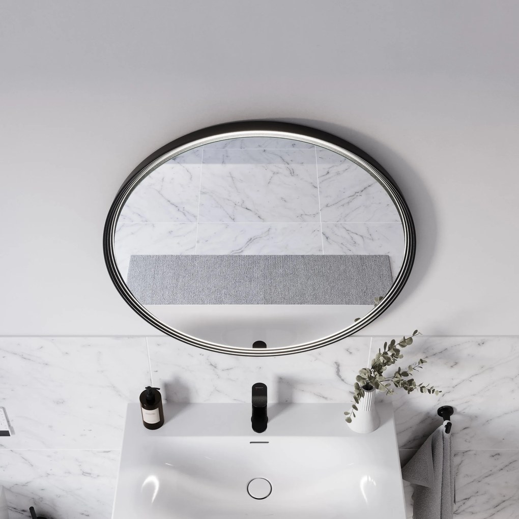 Lustro łazienkowe LED BELDIVO okrągłe - 80 cm