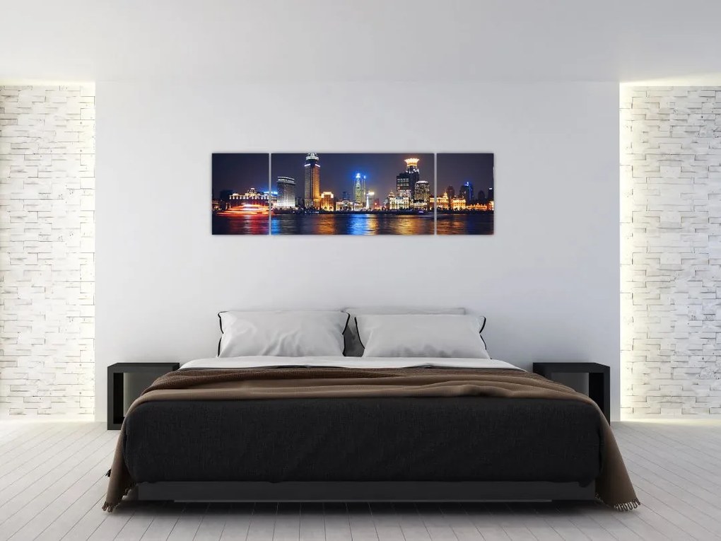 Obraz - Refleksy nocy (170x50 cm)