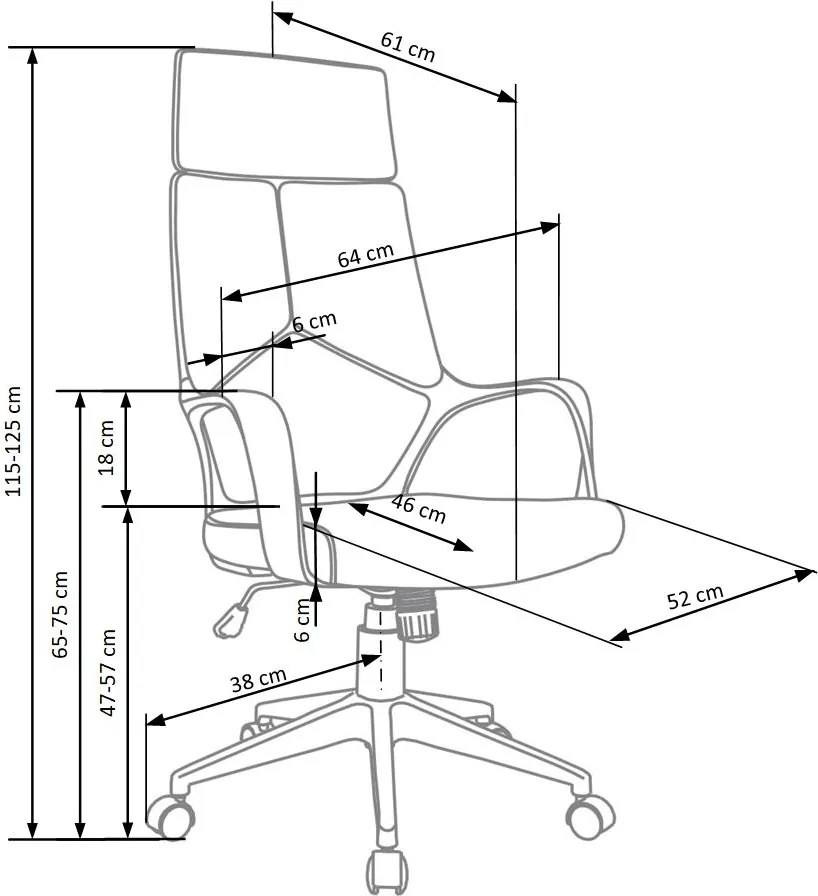 Nowoczesny fotel biurowy Voyager