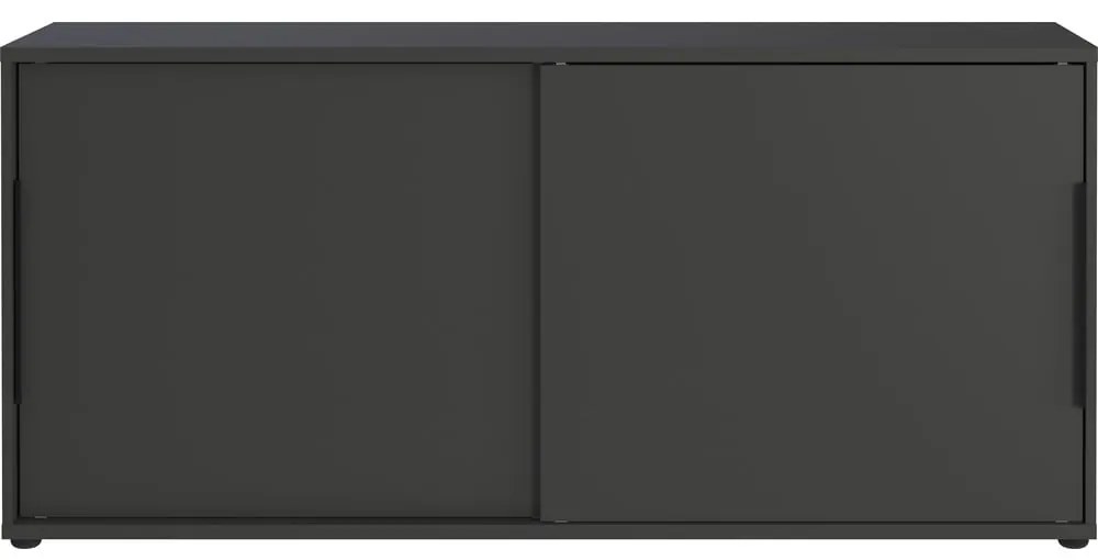 Antracytowa szafka z drzwiami przesuwnymi 160x74 cm Mailand – Germania
