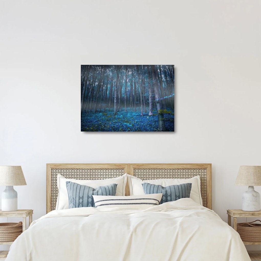 Obraz na szkle - Magiczny las (70x50 cm)
