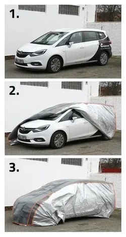 Compass Plandeka przeciwgradowa CITY SUV, 460 x 185 x 145 cm