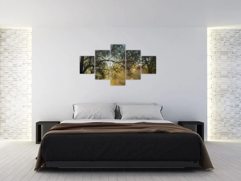 Obraz wschodu słońca (125x70 cm)
