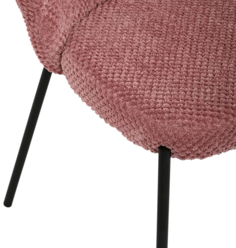 Zestaw krzeseł do jadalni Bouclé CT-W1077 PINK2, 4szt.