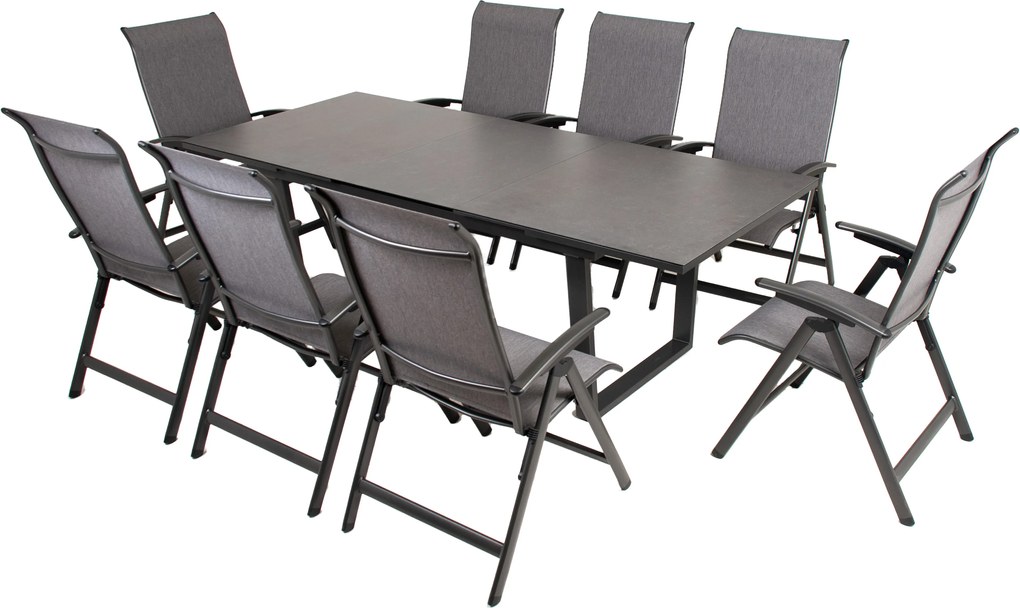 Doppler LIVORNO YELMO ALU, fotele rozkładane, 8+1