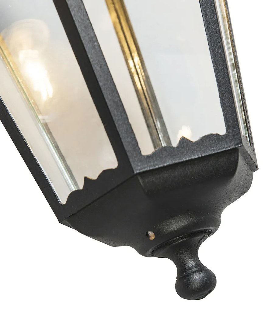 Zewnetrzna klasyczny Kinkiet / Lampa scienna zewnętrzny czarny IP44 - New Orleans down klasyczny/Antyczny Oswietlenie zewnetrzne