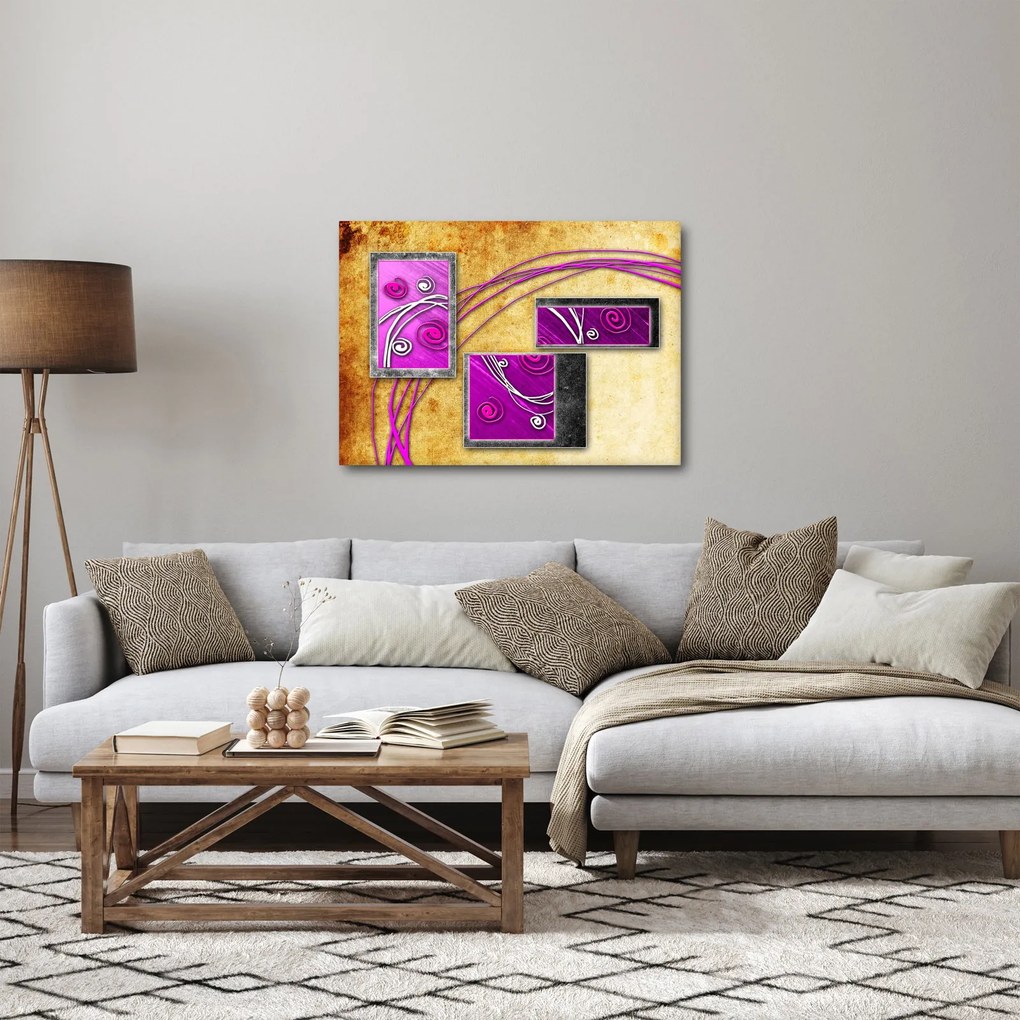 Obraz abstrakcji (70x50 cm)