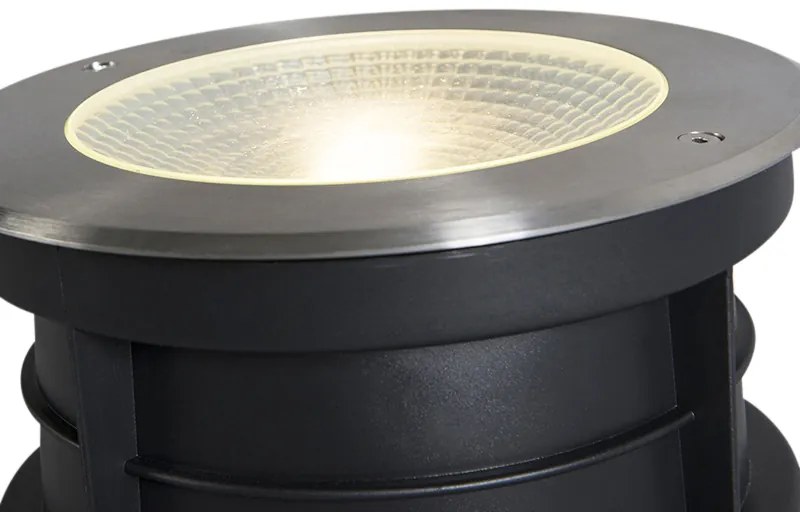 Zewnetrzna Nowoczesny klosz do zabudowy stalowy z LED 20W - Bridge Nowoczesny Oswietlenie zewnetrzne
