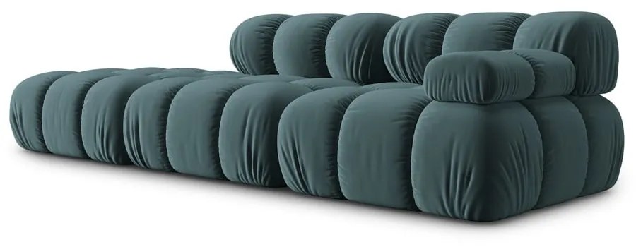 Morska aksamitna sofa 282 cm Bellis – Micadoni Home