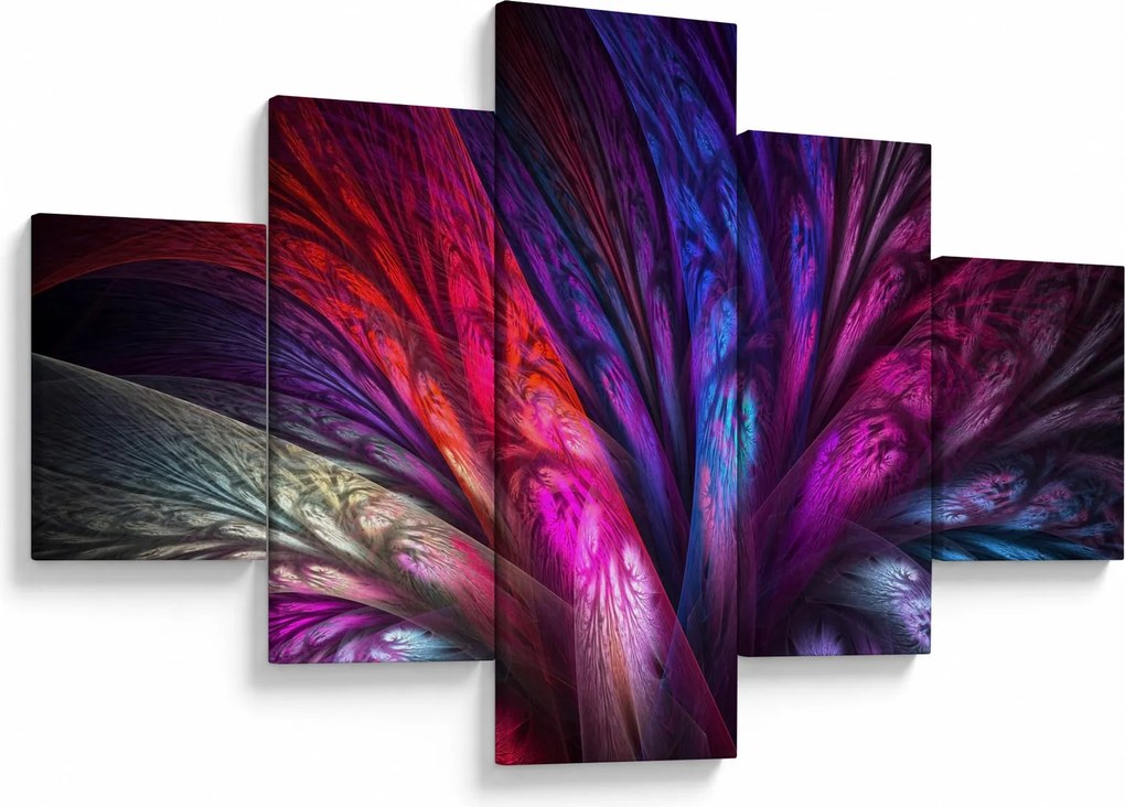 Abstrakcyjny obraz drzewa (125x70 cm)