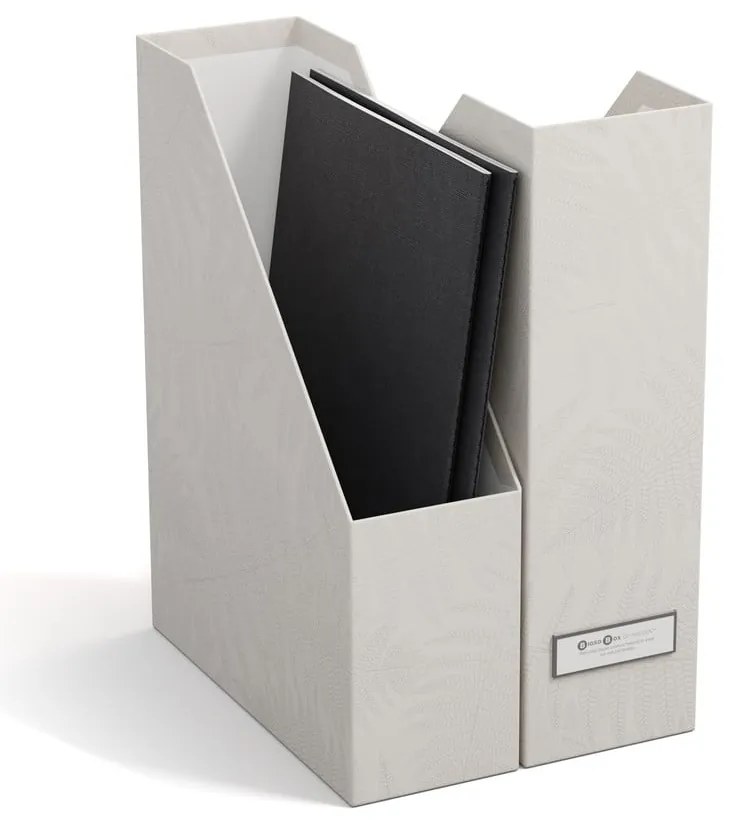 Kartonowe organizery na dokumenty zestaw 2 szt. Viola – Bigso Box of Sweden