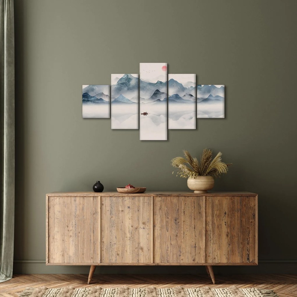 Obraz - Dolina Gór Błękitnych (125x70 cm)
