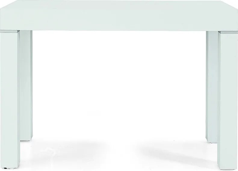 Wysuwany biały stół konsolowy 110x50 cm - 110x300 cm - SORRENTO