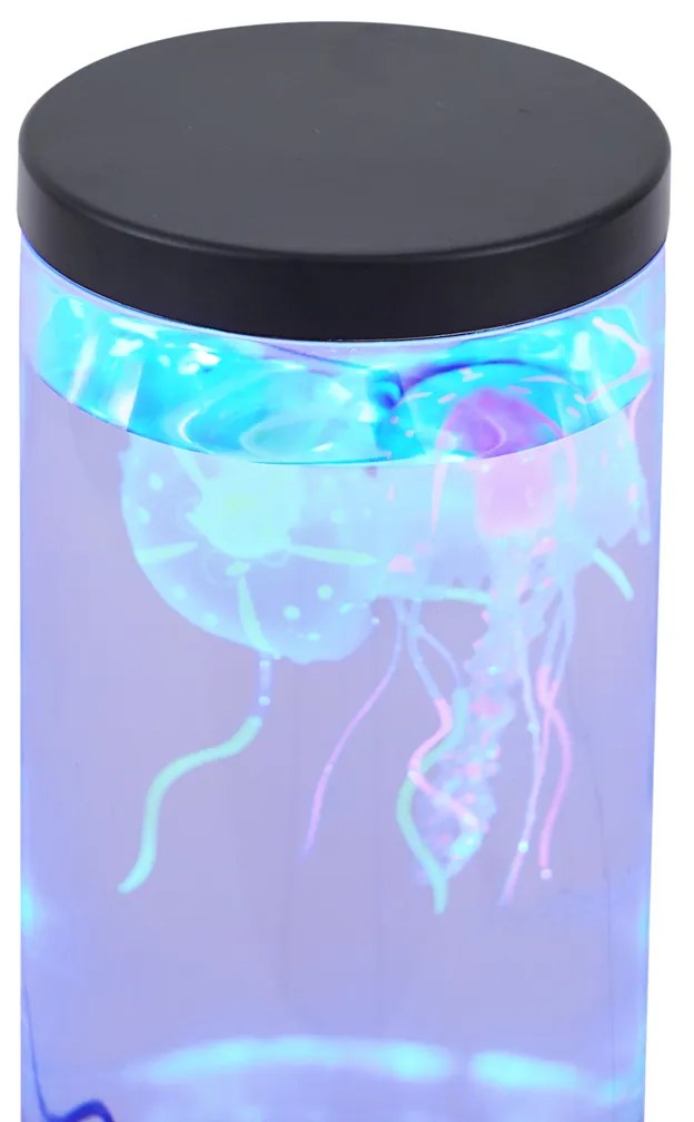 Lampa z rurką bąbelkową czarna 30 cm z LED RGB - Dweller Nowoczesny Oswietlenie wewnetrzne