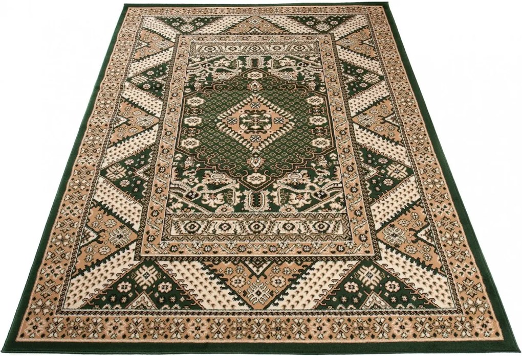 Zielony dywan orientalny E1-B72