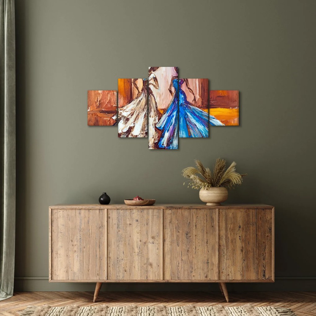 Obraz - tancerz, obraz olejny (125x70 cm)