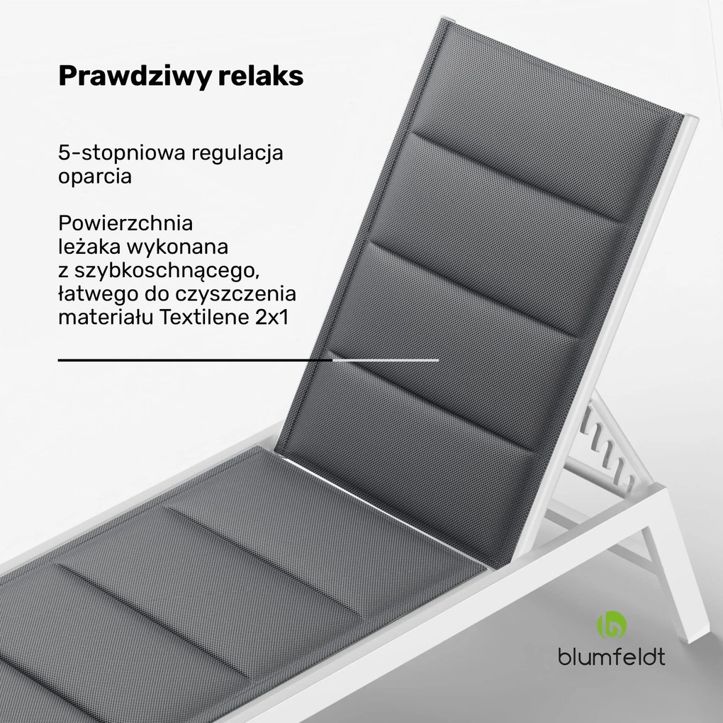 Blumfeldt Blumfeldt Renazzo Lounge Leżak ogrodowy