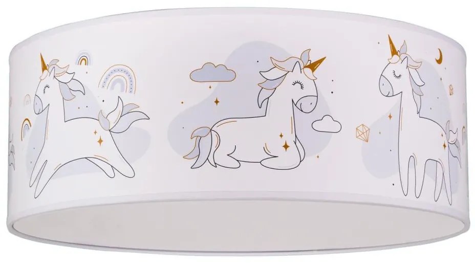 Duolla - LED dziecięcy plafon CORTINA LED/26W/230V pr. 40 cm 4000K