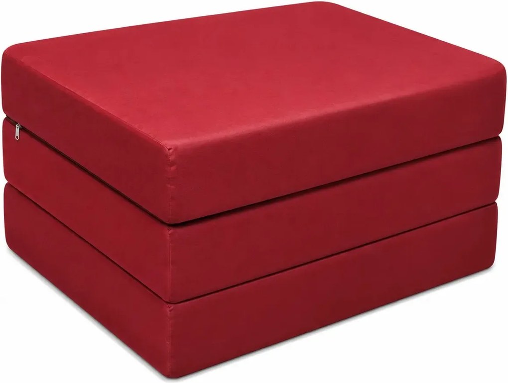 Materac 180/60 + Torba składany turystyczny tkanina Welur : Kolor tkaniny - VELVET - MG31, Rozmiar - 180/60/15, Typ tkaniny - Velvet
