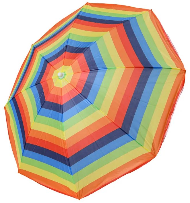 Parasol COLORFUL STRIPES 180 cm, kolorowy