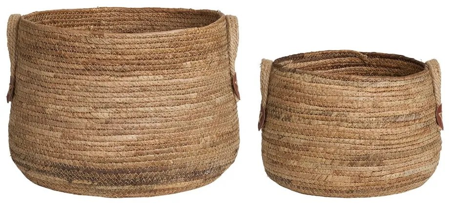 Wiklinowe koszyki zestaw 2 szt. ø 39x28,5 cm Aosta – House Nordic