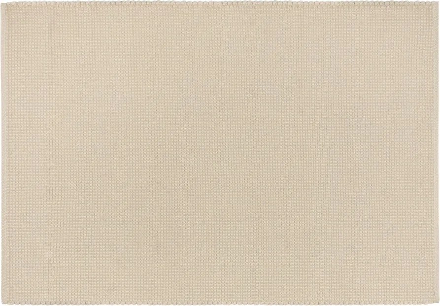 Beżowy wełniany dywan tkany ręcznie 140x200 cm Talo – noo.ma