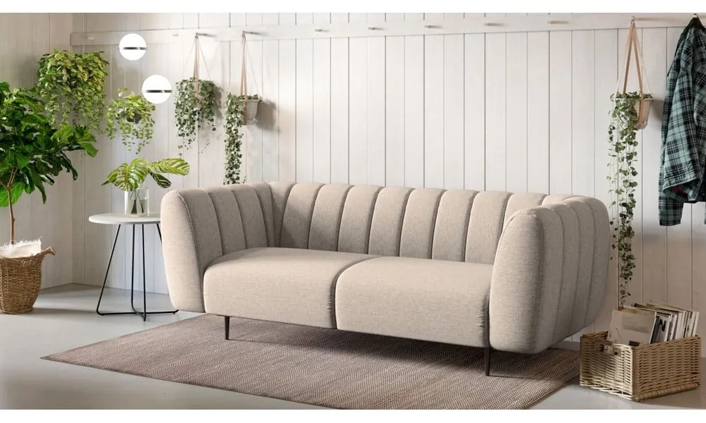 Beżowa sofa 210 cm Shel – Ghado