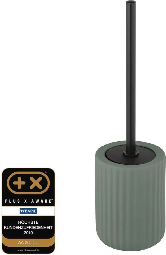 Zielona ceramiczna szczotka do WC Wenko Belluno