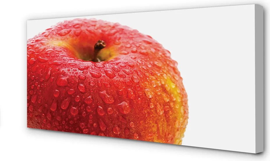 Fotoobraz na płótnie Rosa na Czerwonym Jabłku