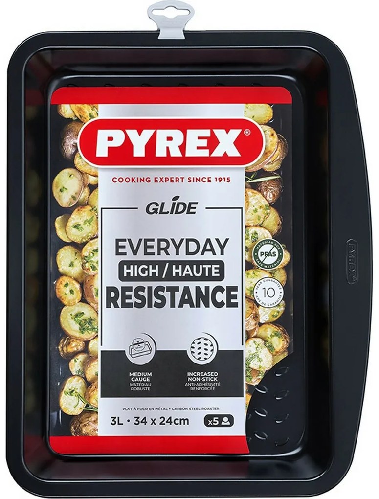 Pyrex Głęboka blacha do pieczenia Glide 34 x 24 cm, S