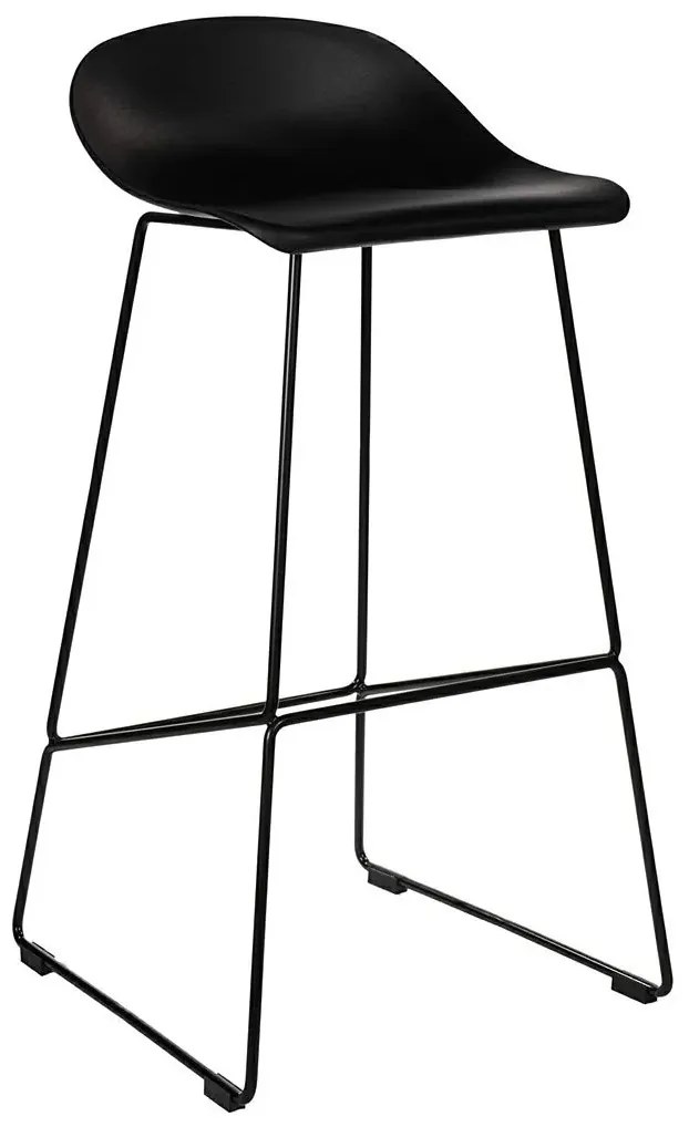 Czarny minimalistyczny hoker loft C5-L31
