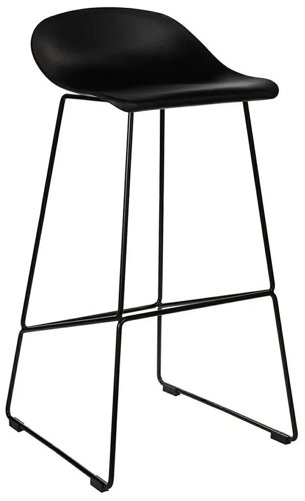 Czarny minimalistyczny hoker loft - Mirva