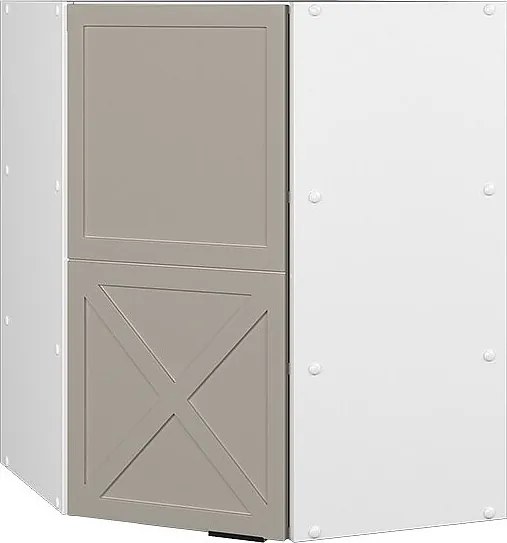 Szafka wisząca narożna greybeige 57x34.1x72 fame-line