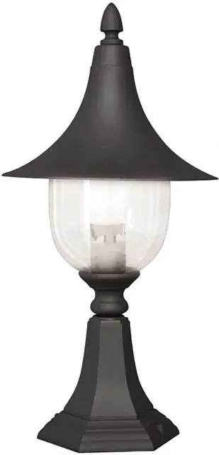 Czarna niska lampa ogrodowa klasyczna - S315 P5-P61