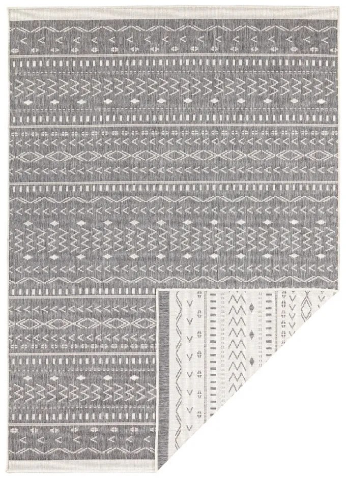 Szaro-kremowy dywan odpowiedni na zewnątrz NORTHRUGS Kuba, 290x200 cm