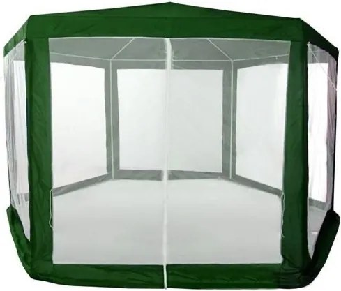 Pawilon ogrodowy 2x2x2m Net Green z moskitierą - altana ogrodowa, eventowa