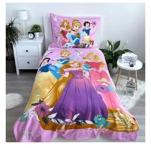 Bawełniana dziecięca pościel jednoosobowa 140x200 cm Princess – Jerry Fabrics