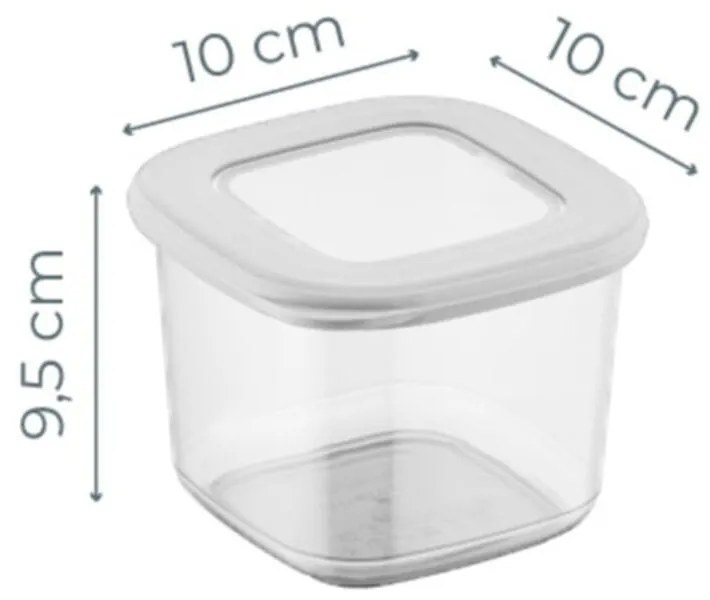 Pojemniki na żywność 12 szt. na żywność Fresco – Hermia