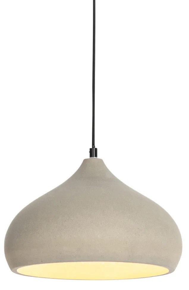 Nowoczesna betonowa lampa wisząca - Nick Nowoczesny Oswietlenie wewnetrzne