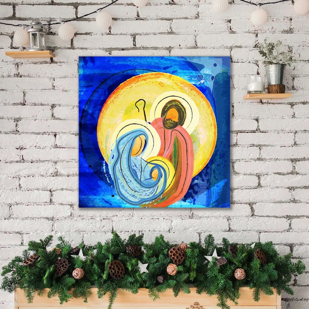 Obraz Canvas Święta Abstrakcja Rodzina Zima