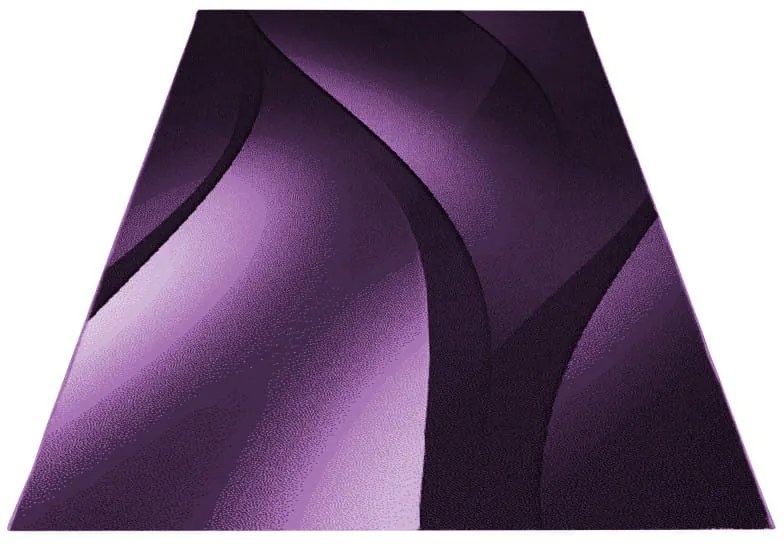 Dywan nowoczesny Plus Linie fioletowy 280 cm x 370 cm
