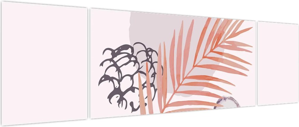 Obraz - Fioletowy minimalizm N⁰3 (170x50 cm)