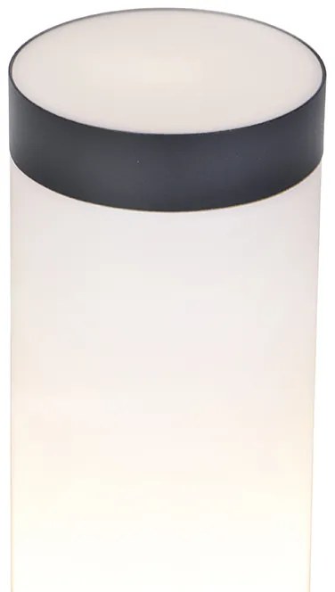 Zewnetrzna Antracytowa lampa słupkowa 45 cm IP44 - Rox Nowoczesny Oswietlenie zewnetrzne