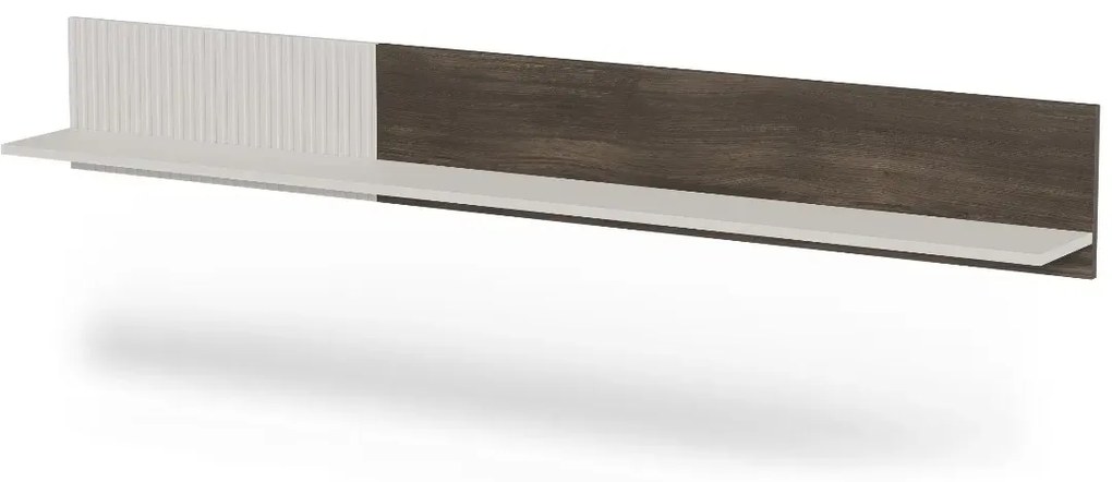 Półka wisząca RANDOM 2 P-1 150cm orzech/kaszmirowa HALMAR