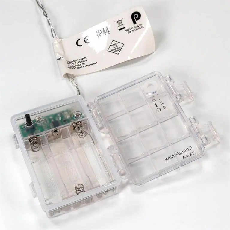 Świąteczny LED łańcuch - 10 m, 100 diod, ciepła biel