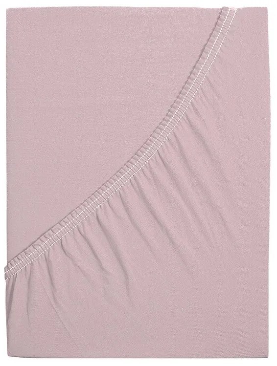 4Home prześcieradło jersey Ideal stary róż, 100 x 200 cm