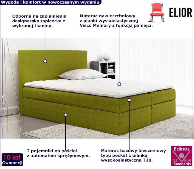 Łóżko kontynentalne 200x200 G5-K56