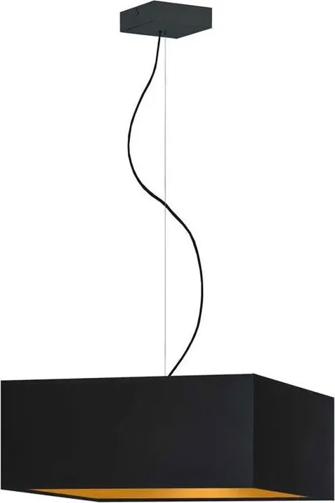 Lampa wisząca glamour z czarnym stelażem - F0-K51